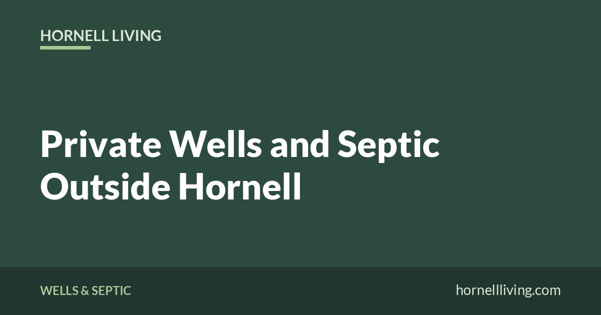 Private Wells and Septic Outside Hornell — title card